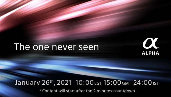Sony Teases New Alpha Camera Announcement Next Week