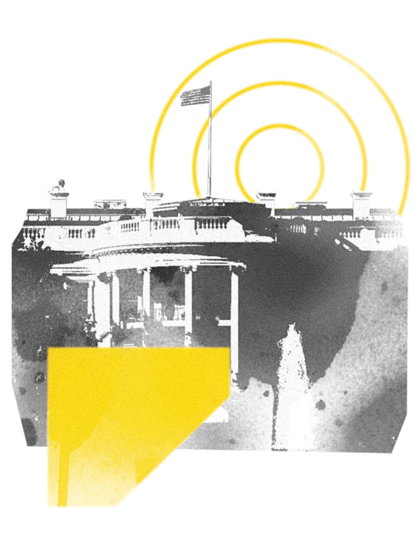 photo illustration of the White House