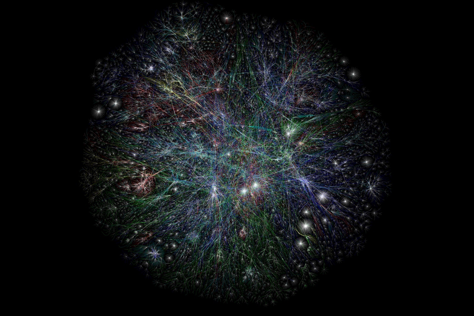 colorful explosion of links
