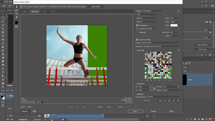How To Create Before and After Animated GIFs for Your Images in Photoshop