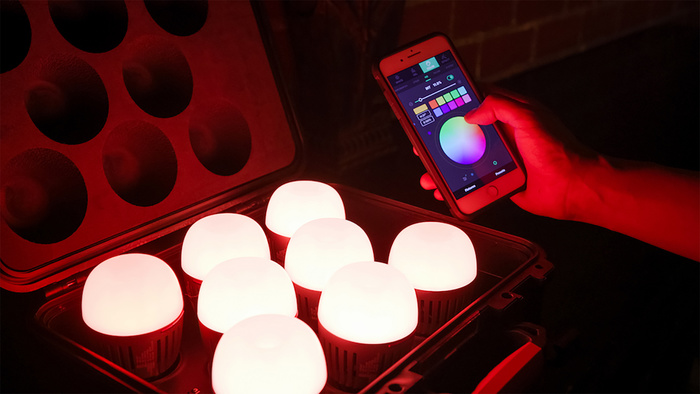 Aputure Announces Eight Light RGB Bulb Kit Complete With Charging Case