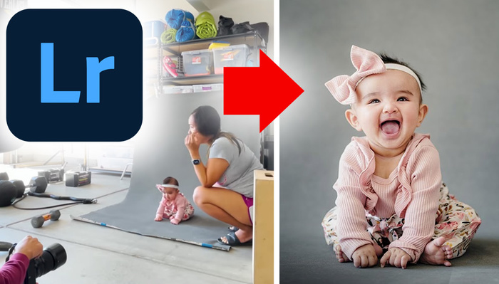How to Create Beautiful Baby Portraits Using Natural Light in Your Own Garage