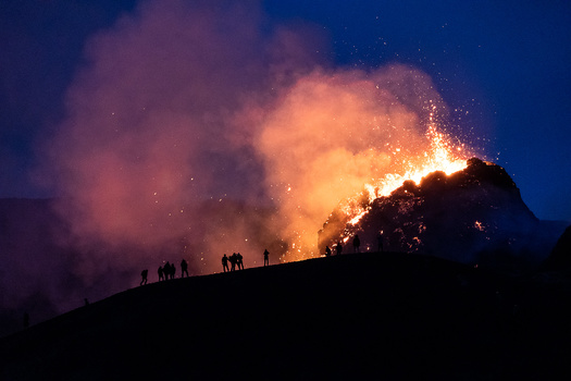 Iceland volcano eruption