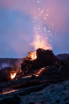 Iceland volcano eruption