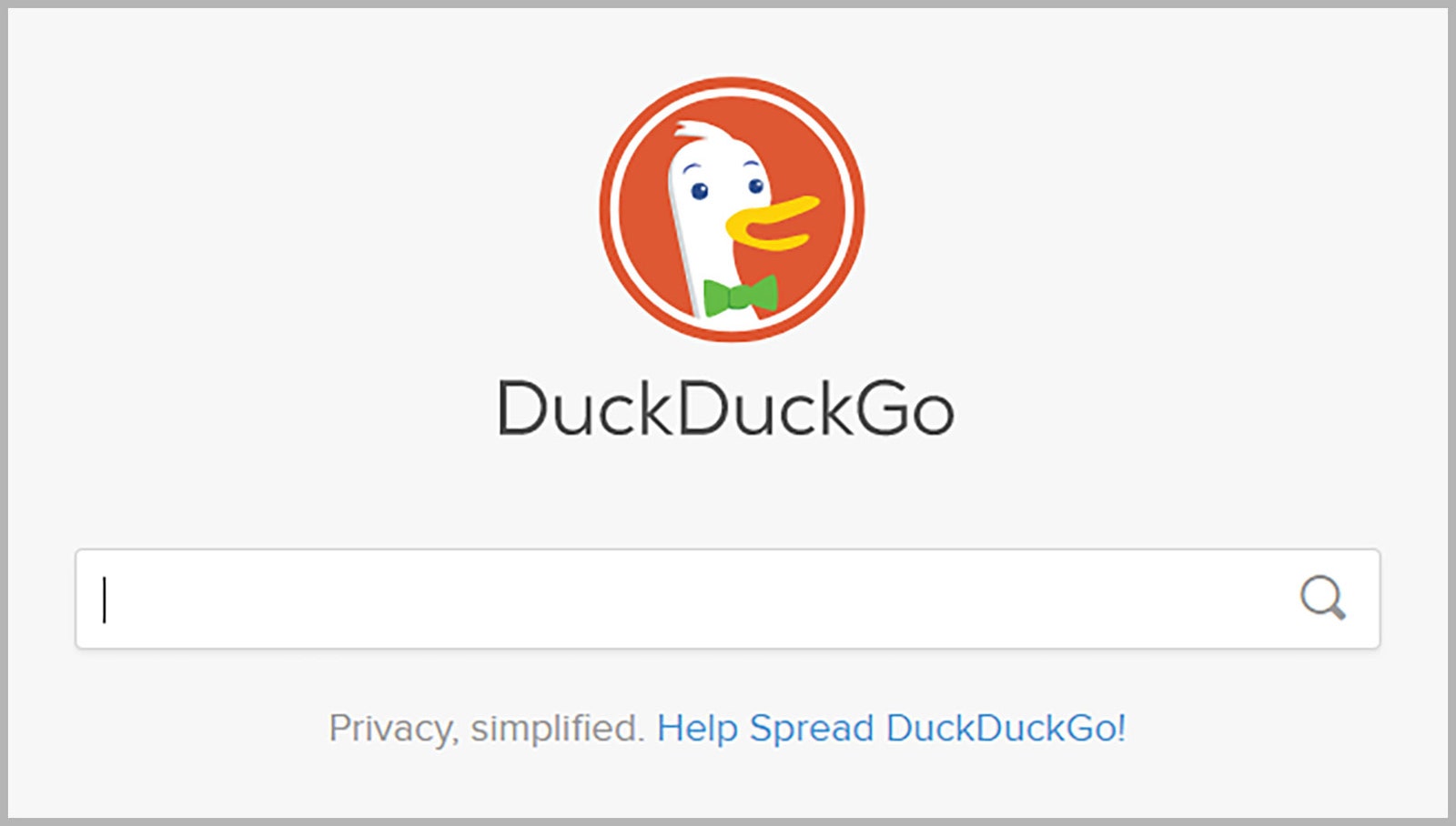DuckDuckGo search engine