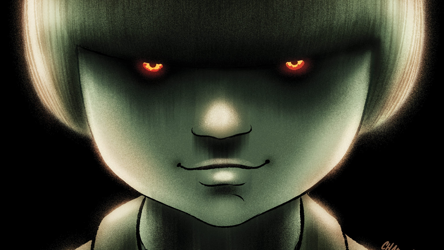 Young Anakin Skywalker from the cover of Star Wars Adventures: Ghosts of Vader's Castle #4.