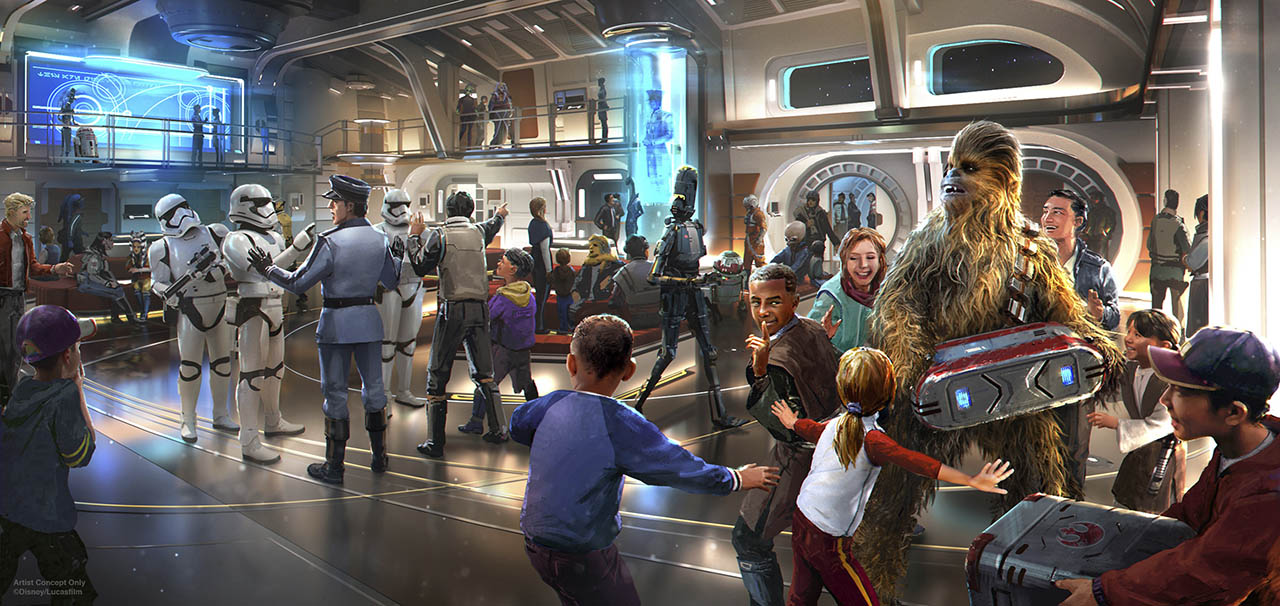 Star Wars: Galactic Starcruiser Atrium
