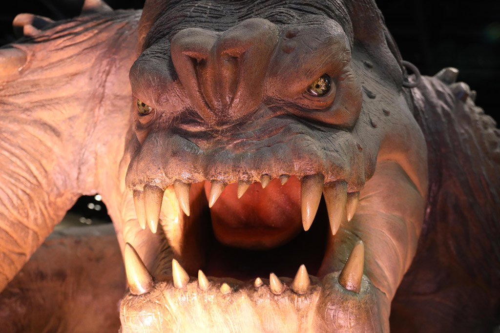 Fan-made rancor at Star Wars Celebration Orlando