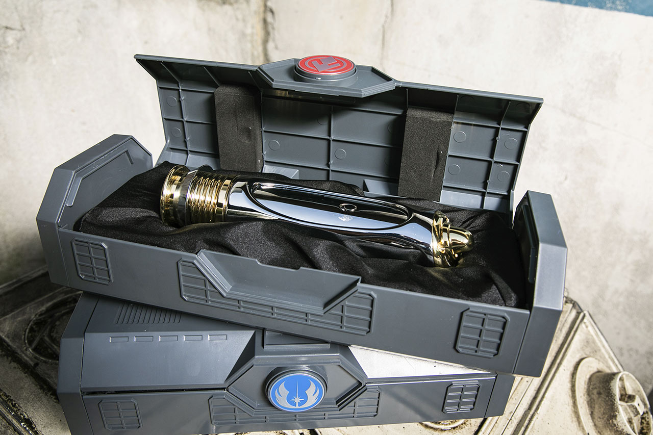 A lightsaber in a box from DisneyParks