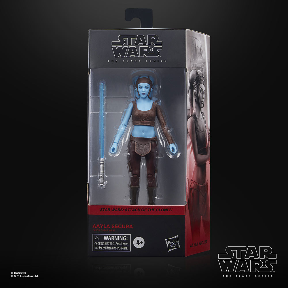 Hasbro's Aayla Secura in packae