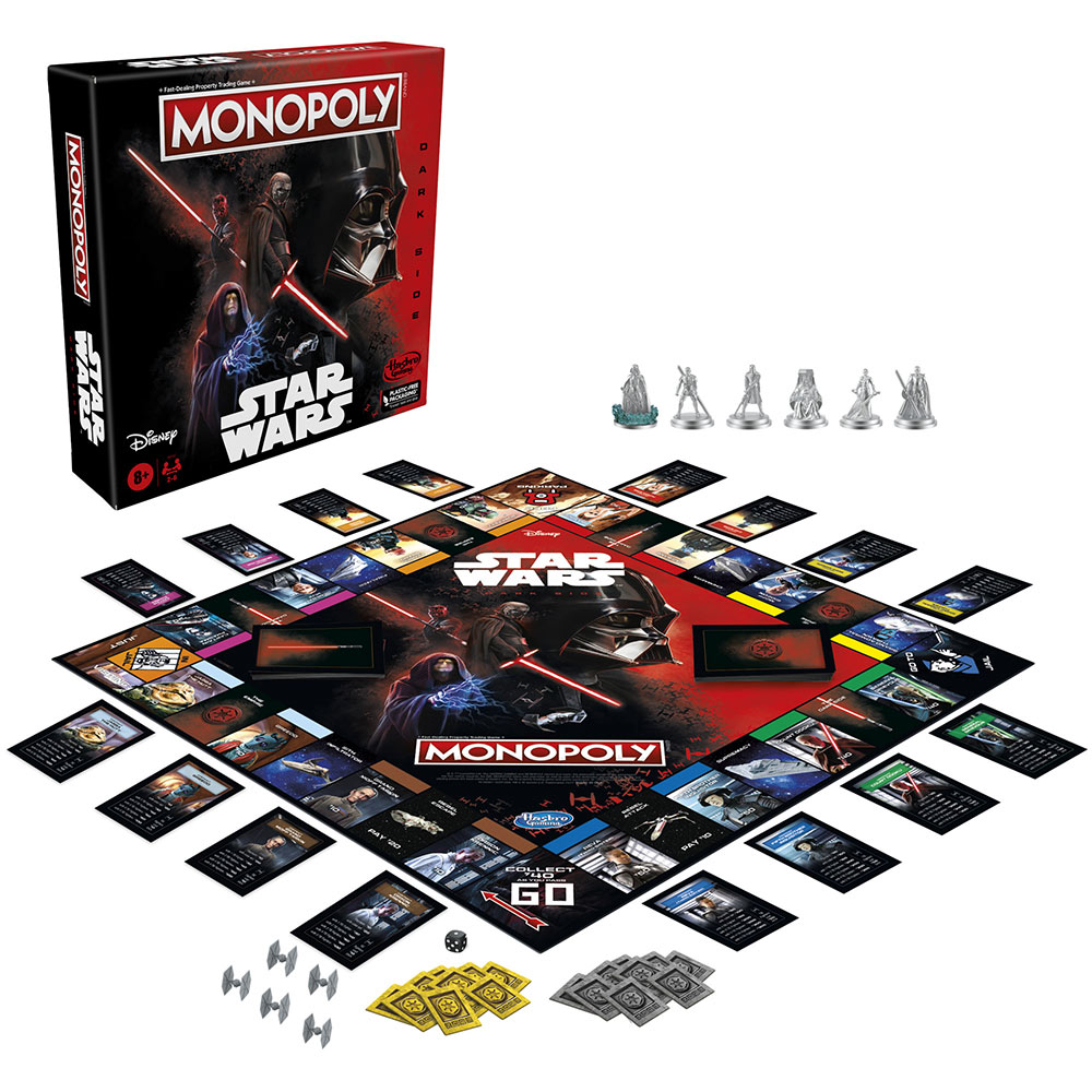 Star Wars Monopoly package and set up