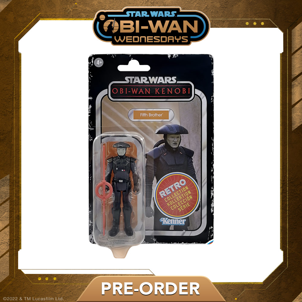 Fifth Brother figure inspired by the Obi-Wan Kenobi limited series from the Star Wars Retro Collection.