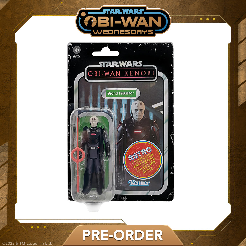 Grand Inquisitor figure inspired by the Obi-Wan Kenobi limited series from the Star Wars Retro Collection.